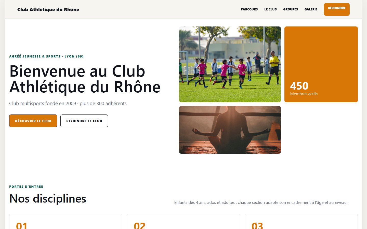 Club Sportif Parcours — Storytelling