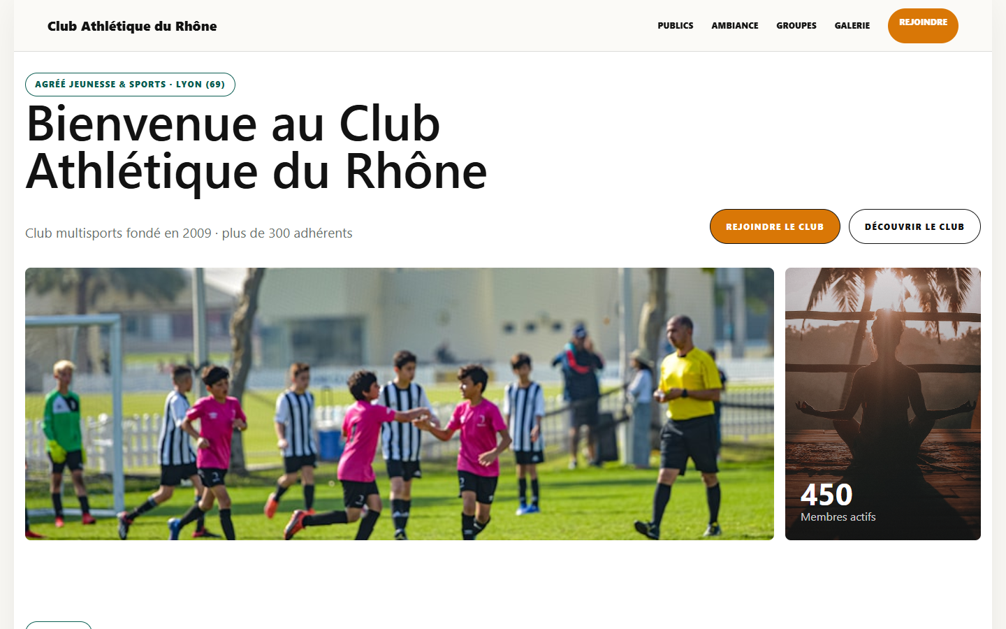 Club Sportif Expérience — Immersif
